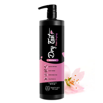 TRATY VET PET CARE - Dry Fast Shampoo for Dogs & Cats